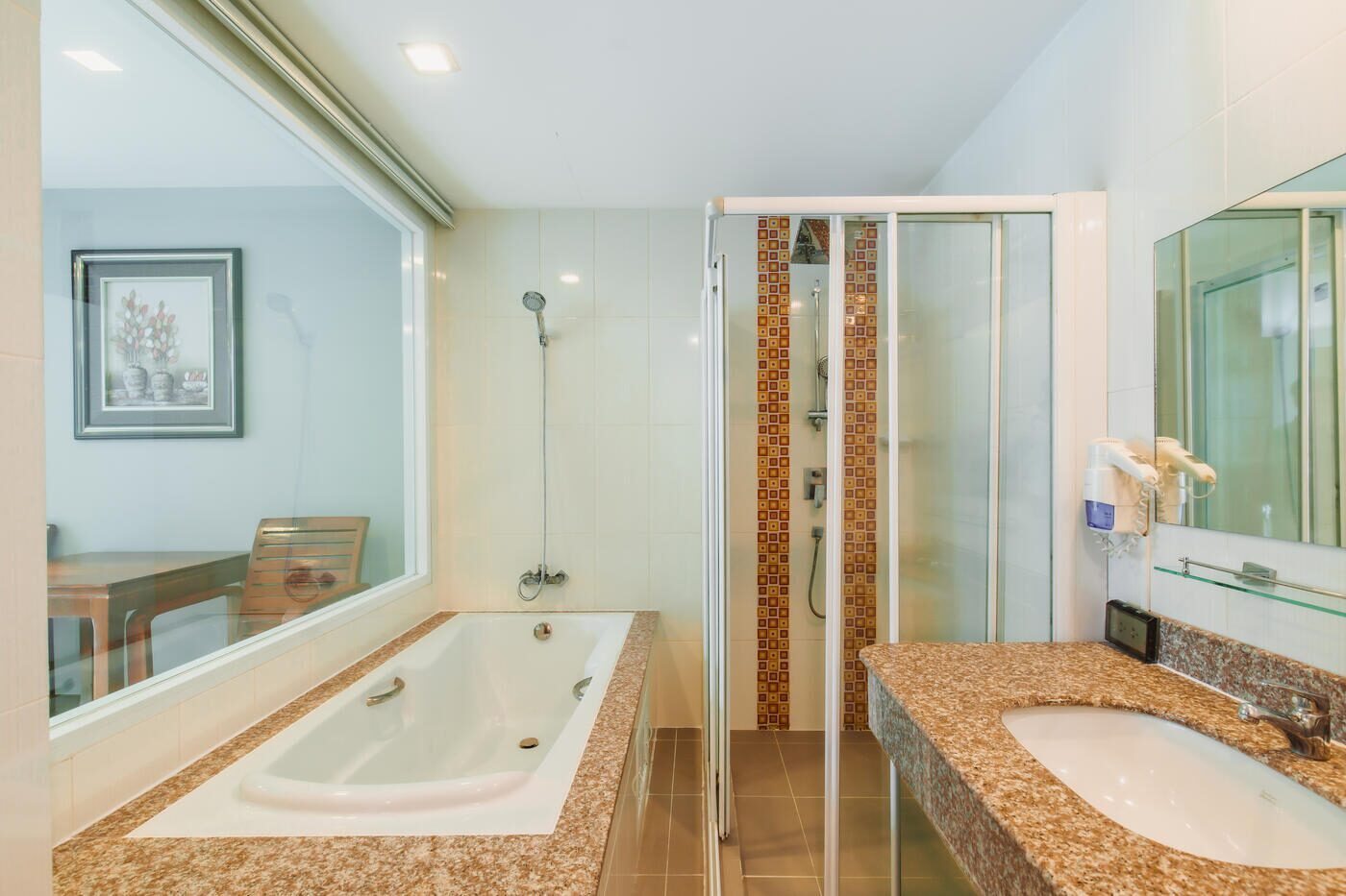Executive Suite luxury bathtub at Elite Suites Patong