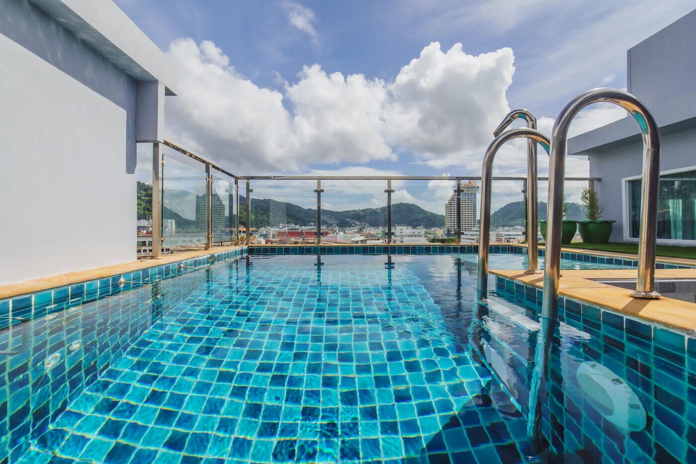 Private pool at Elite Suites Patong penthouse